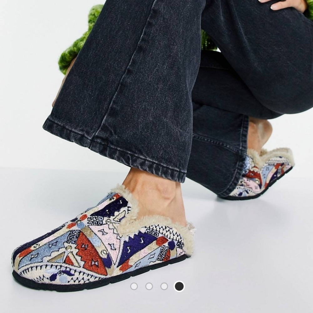Free People Multicolor Patterned Mules - Picture 2 of 13